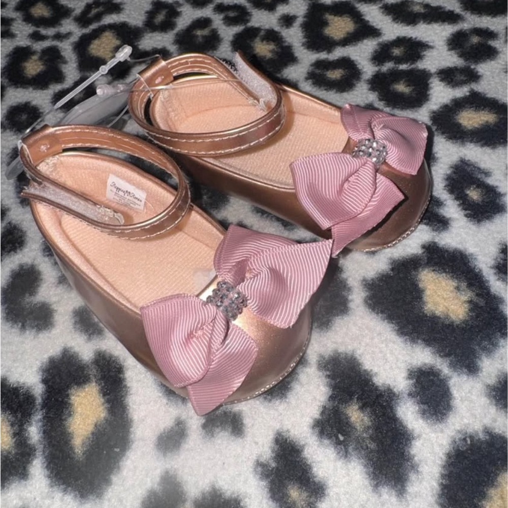 Pink Bow Kids Shoes